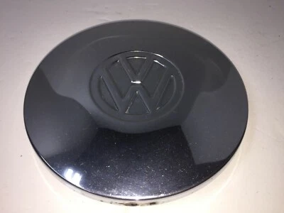 Volkswagen Dasher Jetta Center Cap Hubcap Rabbit VW Bus Bug 70s 80s OEM Chrome - Image 1 of 3