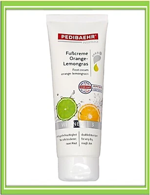 Pedibaehr Fußcreme Orange-Lemongras 125ml |€55,20/L