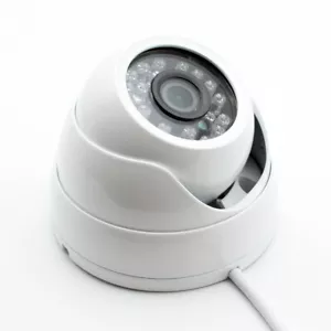 Cámara de Seguridad Dome Metal HD AHD TVI CVI CVBS 4 en 1 2mp CCTV UTC D/N blanca - Imagen 1 de 6