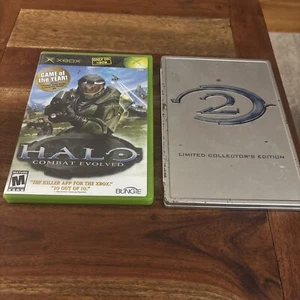 Halo 1 Combat Evolved & Halo 2 Collectors  Xbox Complete Tested CIB Free Ship - Picture 1 of 16