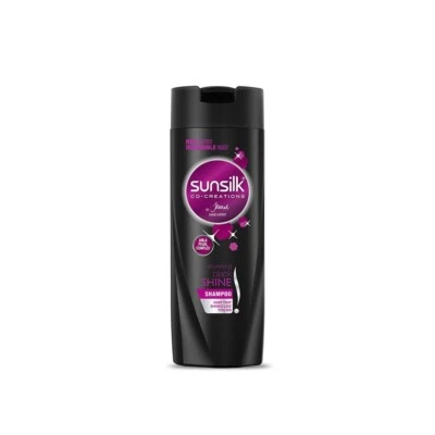 Sunsilk Stunning Black Shine Shampoo For Healthy Hair - 80 ML, - Image 1 of 4