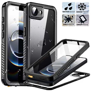 For iPhone 16E Waterproof Case Heavy Duty Full Shockproof Cover Screen Protector - Picture 1 of 18