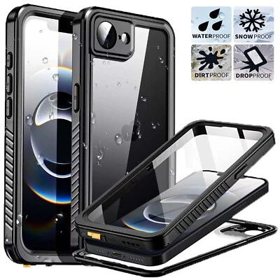 For iPhone 16E Waterproof Case Heavy Duty Full Shockproof Cover Screen Protector - Image 1 of 4