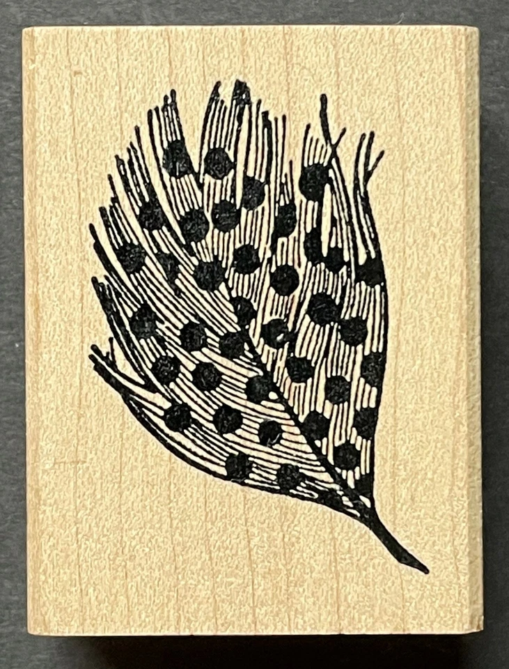 ¿Aves de Guinea? Sello de goma de madera de vida silvestre de aves animales de pluma de lunares Foto 1 de 3