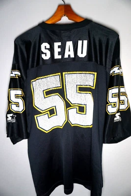 Cargadores Vintage Starter Junior Seau San Diego XL Talla 52 Auténticos Años 90 Hechos en EE. UU. Foto 1 de 4