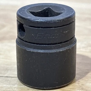 Snap On 11/16" Shallow Black Industrial Socket 3/8" Drive 6 Point GFS221 - Picture 1 of 6