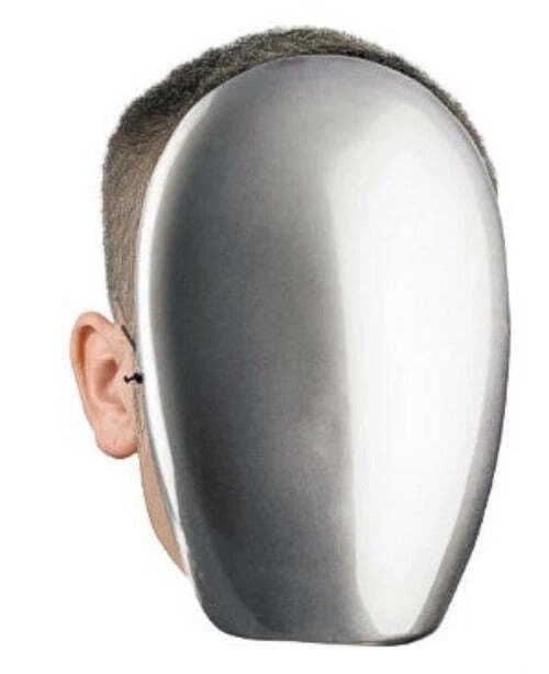 No Face Chrome Mask - Image 1 of 1