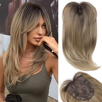 Hair Topper 18 Inch Hair Toppers for Women with Thinning Hair Long Layered - Image 1 of 4