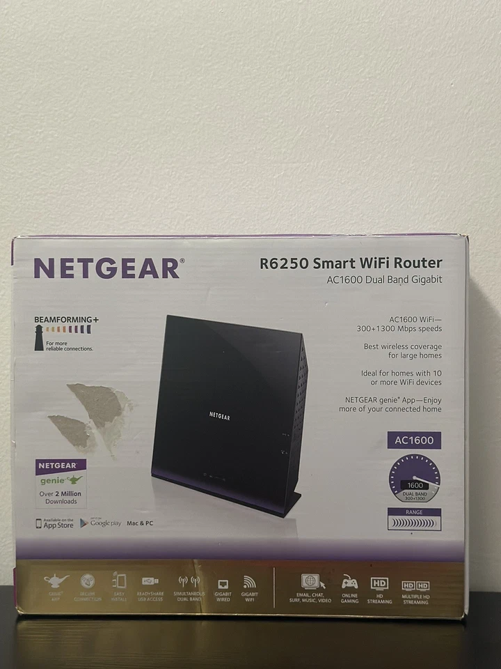 Netgear R6250-100NAS 1300 Mbps Router - Image 1 of 1