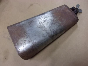 Vtg LP 8" Steel Cowbell Cow Bell Latin Percussion Band Drum Set Clamp On Rock US - Imagen 1 de 12