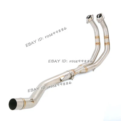 Tubo de escape delantero punta de acero inoxidable para Honda CBR500R CB500F CB500X 2013-2022 Foto 1 de 4