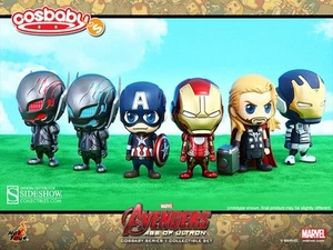 Avengers Age of Ultron Hot Toys Cosbaby Figure Series 1 Set of 6 - Picture 1 of 3