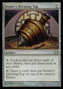 MTG English Sensei's Divining Top NM Foil Champions of Kamigawa - Picture 1 of 1