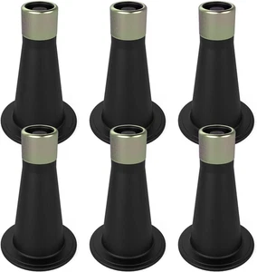 6 Pcs Bed Frame Feet,Feet for Replace Wheels,Risers for Bed Frame,Prevent Slidin - Picture 1 of 12