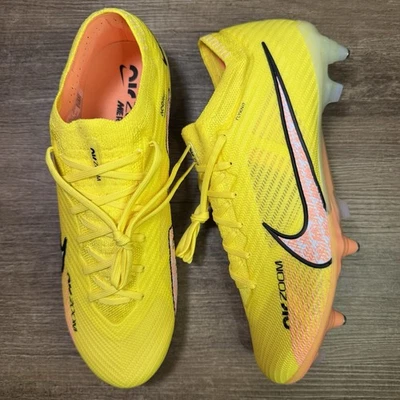 Nike NBY Zoom Mercurial Vapor 15 Elite SG ‘Yellow Strike’ Mens Size 9 DJ5168-781 - Image 1 of 4