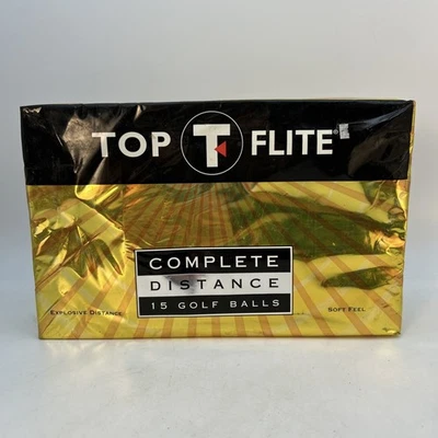 Винтажный новый верхний Flite полный мягкий чувствовать 15PK мяч для гольфа взрывной расстояние запечатанный - Изображение 1 из 4
