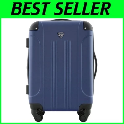 Lightweight Chicago Navy Blue Luggage, 20" Carry-On - Image 1 of 4