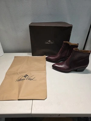 Patricia Nash - Botines de cuero - Suzanna - Merlot - Talla 8 M Foto 1 de 4