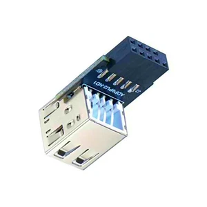 480Mbps Interface Speed ADP9U2-ND1 9PIN to Dual USB2.0 Adapter Converter oard - Afbeelding 1 van 16