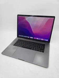 Apple MacBook Pro TouchBar 2017 15" i7 7th Gen 16GB RAM 512GB SSD Monterey - Picture 1 of 12