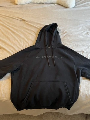 Мужская черная толстовка с капюшоном пуловер Alphalete (размер L) - Изображение 1 из 4