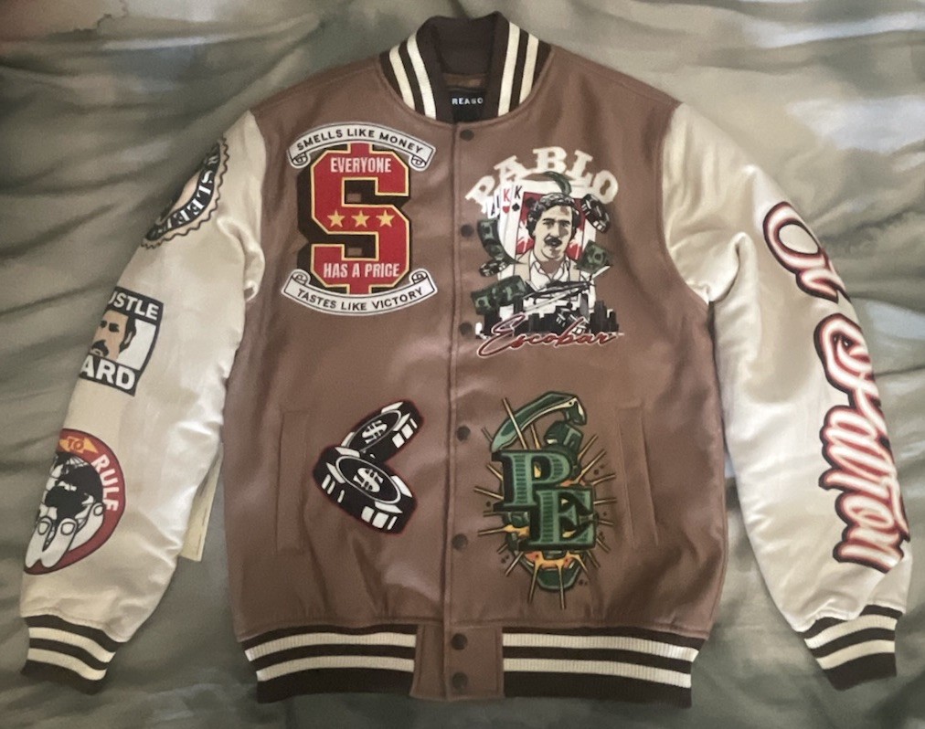 PABLO VINCI Leather bomber jacket　M PABLO VINCI] This bomber jacket is made from genuine leather