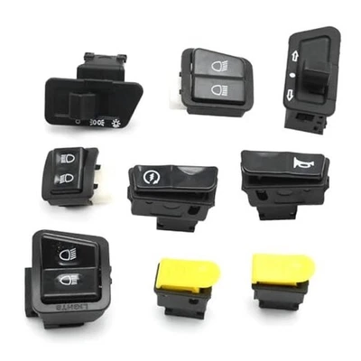Kit de botones de interruptor de control manual para scooter chino de 9 piezas, repuesto para GY6  Foto 1 de 4