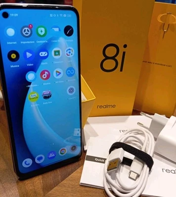 Smartphone Realme 8i 128GB Rom 4GB RAM USATO con Problema al connettore displey - Immagine 1 di 4