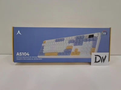 ABKO AS104 Wired/Wireless Bluetooth Gaming Mechanical Keyboard Deep Sound Shaft - Image 1 of 3