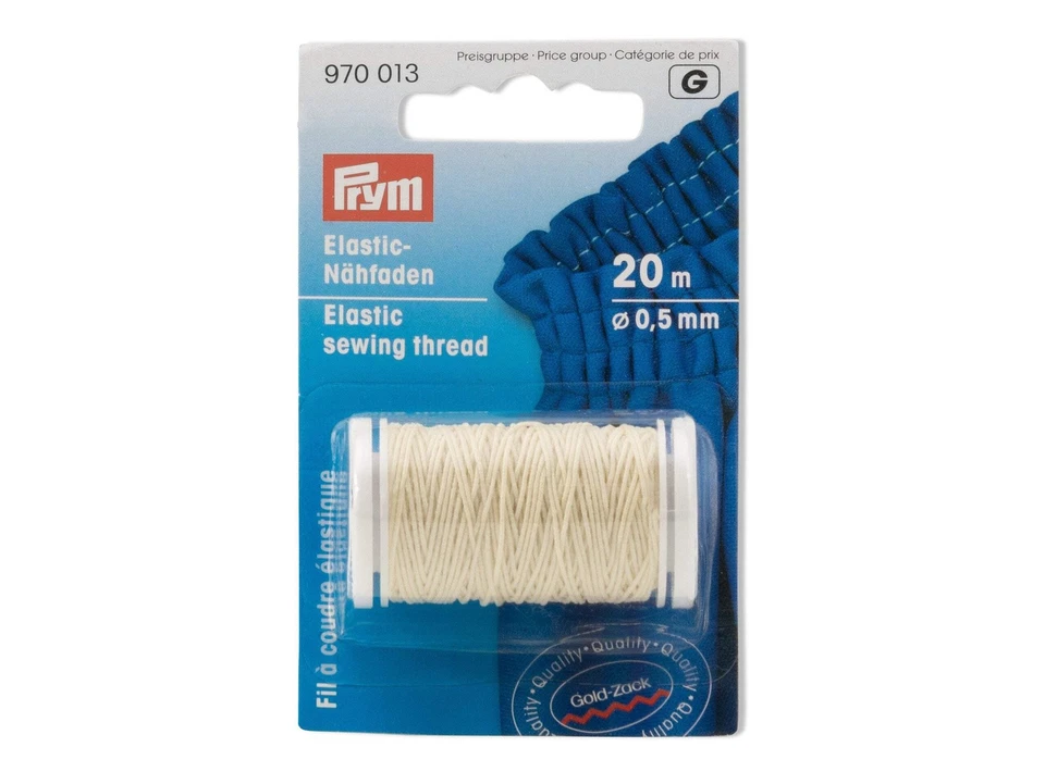 Prym Elastic-nähfaden 0 5 Mm Rohweiß