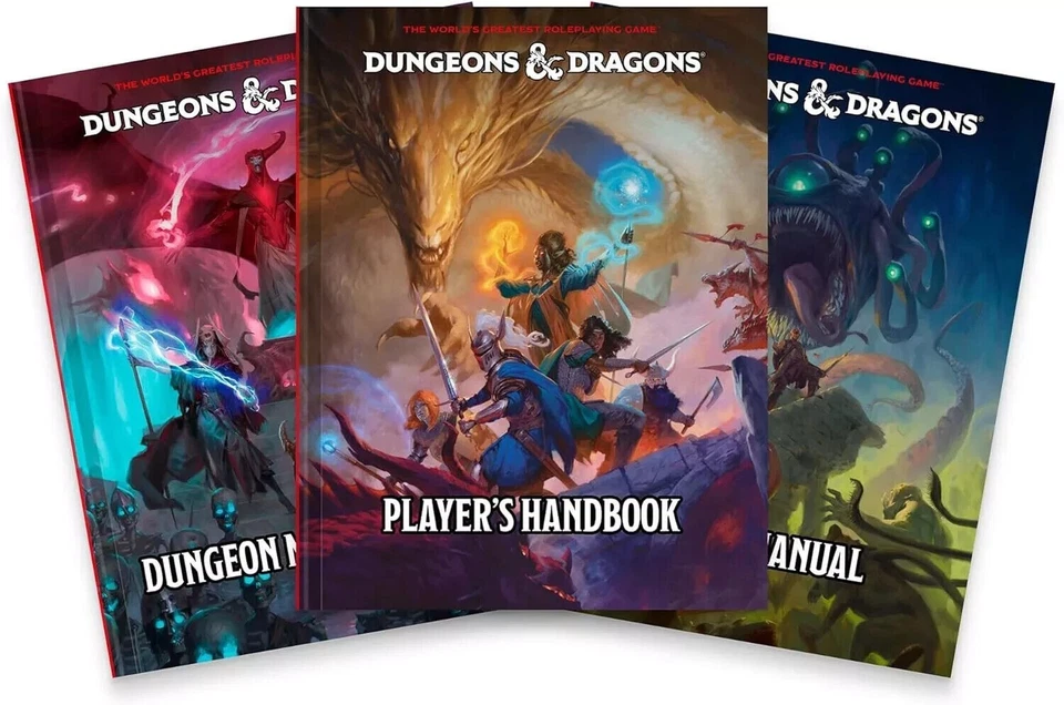 Dungeons and Dragons 5E DM Guide, Player Handbook, and Monster Manual (2024) New - Image 1 of 1