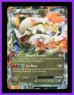 White Kyurem EX - 103/149 - Boundaries Crossed - Ultra Rare Holo - Pokemon Card - Image 1 of 3