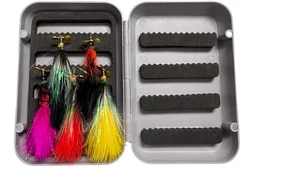 5 Propeller Fliegen Streamer in der Box, Forelle, Saibling, Döbel - Bild 1 von 6