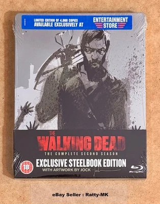 THE WALKING DEAD : THE COMPLETE SECOND SEASON 2 - UK BLU RAY STEELBOOK - NEW - Image 1 of 4