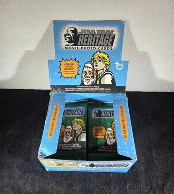 Star Wars: Heritage Movie Photo Cards - Open Box of 14 Sealed Packs - Image 1 of 3