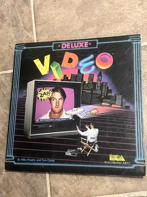 Deluxe Video for Commodore Amiga PC, 1986 Electronic Arts CIB COMPLETE - Image 1 of 4