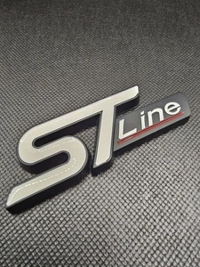 Insignia de puerta trasera de arranque línea ST para Ford Focus Kuga Puma Fiesta Rs juego de regalo - Imagen 1 de 6