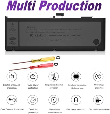 A1382 电池 适用于 Apple MacBook Pro 15 英寸 A1286 2011 年底 2011 年中期 2012 — 第 1/4 张图片