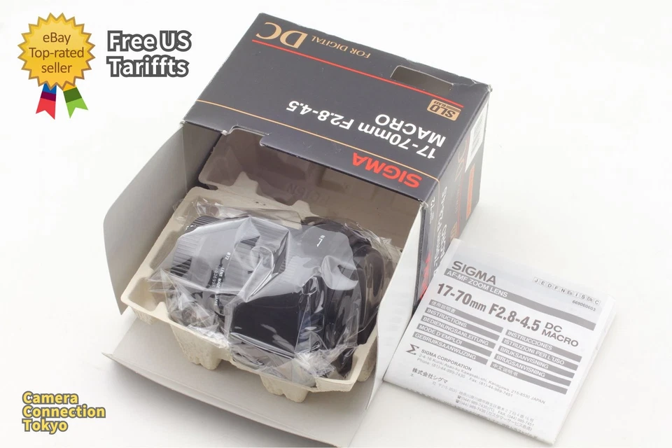 [NEUWERTIG in Box Haube] Sigma 17-70mm f/2.8-4.5 DC Macro für Nikon AF Zoomobjektiv JAPAN - Bild 1 von 4