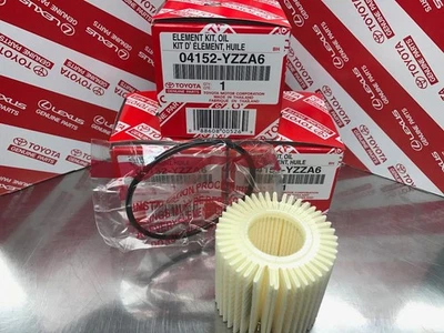 3 PACK Toyota Genuine OEM Oil Filter 04152-YZZA6 Prius Corolla Scion IM XD USA — 第 1/4 张图片