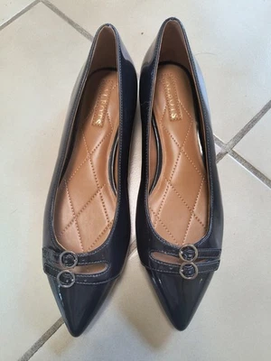 NUEVO Talbots charol índigo perlado escarlata 6m ENVÍO GRATUITO Foto 1 de 4