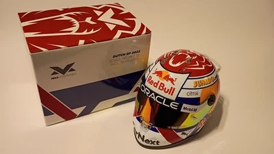 Max Verstappen 2022 Dutch GP 1:2 Helmet Red Bull Racing Formula 1 - Image 1 of 4