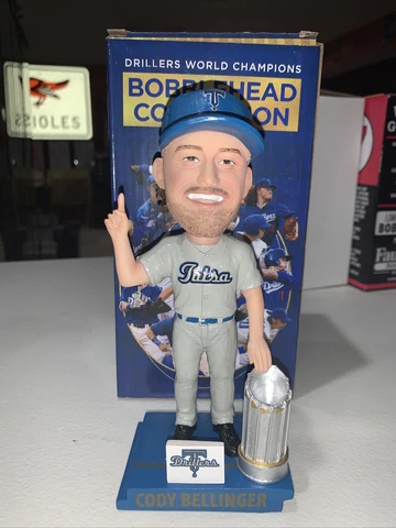 Cody Bellinger Tulsa Drillers Bobblehead Los Angeles Dodgers World Champions NIB Cover