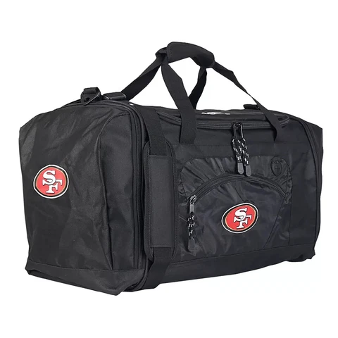 SAN FRANCISCO 49ERS NFL Roadblock Duffel Bag Gym Bag by Concept One Cover