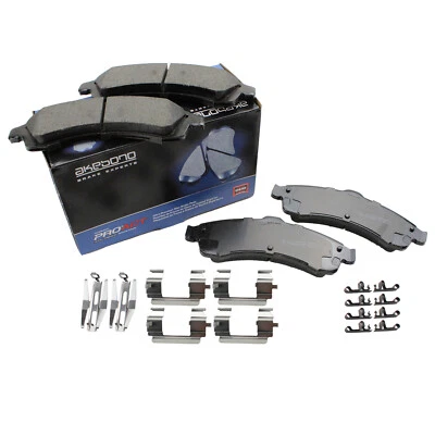 Juego de pastillas de freno de disco de cerámica delanteras Akebono ProAct para Buick Chevy GMC Isuzu Saab Foto 1 de 4
