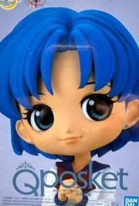VENDEDOR DE EE. UU. ~ Uniforme escolar QPosket Sailor Moon versión / Color A - Mercurio - Imagen 1 de 2