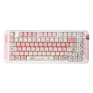 Pink Keycaps PBT MOA Profile Cute Pig Custom Keyboard Keycaps DYE-SUB 131 Key... - Picture 1 of 8