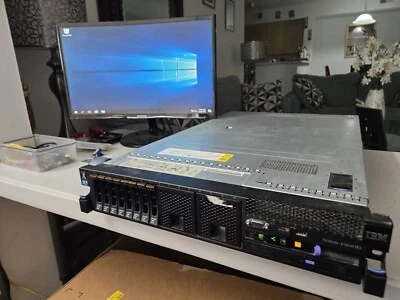 IBM x3650 M3, 48GB, XEON e5507, 2.26ghz x2 with RAID Card, 8 IBM 300 GB HD - Image 1 of 4