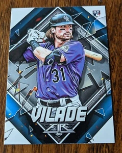 2022 Topps Fire Ryan Vilade RC Colorado Rockies #61 - Picture 1 of 2