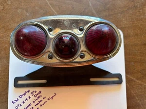 EARLY Vintage UNIQUE COMBO Tail Tag Turn Light Car Truck OLD AUTO Plate Bracket - Bild 1 von 16